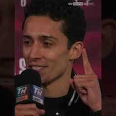 Rafael Espinoza bringing the VIBES to the press conference 🎶🤩 #shorts #boxing