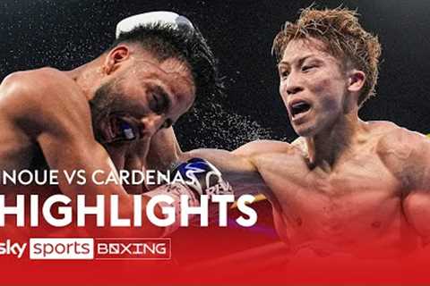 HIGHLIGHTS! Naoya Inoue survives KNOCKDOWN to defeat Ramon Cardenas 🙌
