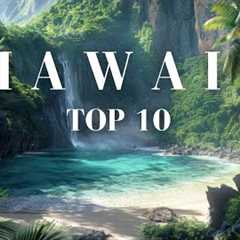TOP 10 Places To Visit In Hawaii | 4K | Hawaii Travel Guide 2024