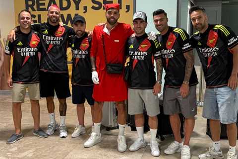 Arsenal's David Raya Just Had the Most Ridiculous Stag Do Ever (Yes, He Dressed as Flight Attendant)