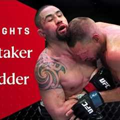 GRUELING BATTLE 💪  Robert Whittaker vs Reinier de Ridder  UFC Abu Dhabi Fight Night Highlights