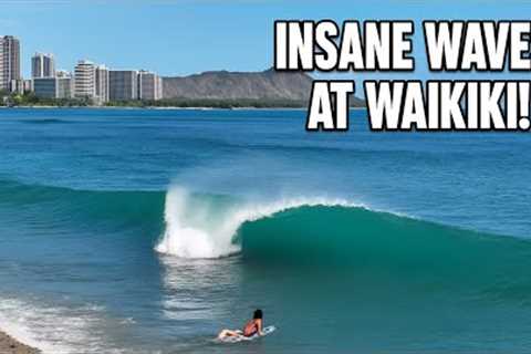 BEST WAIKIKI Surf Day of 2025 So Far? ( Surfing Oahu Hawaii )