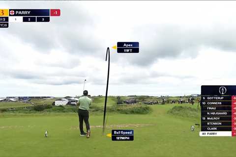 Watch English golf star John Parry nail amazing first hole in one of The Open sparking wild..