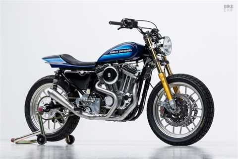 Work in Progress: A flawless Harley Sportster 883 by Mule