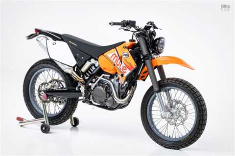 Freshly Squeezed: A zesty KTM 525 EXC street tracker by Mule Motorcycles