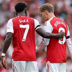 Arsenal Boost: Saka, Odegaard Injuries Not Serious After Scans