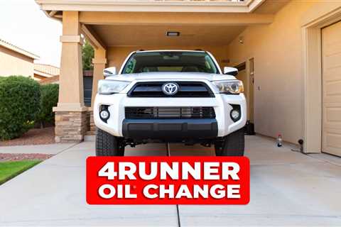 DIY 4Runner Oil Change A Complete Owner’s Guide