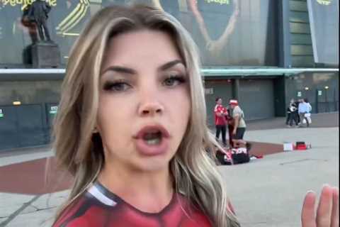This Woman Showed Up to Old Trafford in Body Paint and... Yeah, That Went About as Well as You'd..