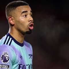 Gabriel Jesus Excluded from Arsenal Champions League Squad