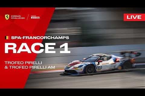 LIVE Ferrari Challenge Europe - Spa-Francorchamps, Race 1 - Trofeo Pirelli & Trofeo Pirelli AM