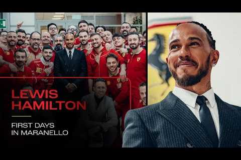 Lewis Hamilton's First Days In Ferrari - Behind The Scenes