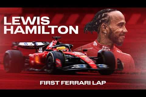 Lewis Hamilton's First Lap As A Ferrari Formula 1 Driver
