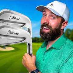 These are the BEST Irons I''ve Hit! - Titleist T100 & T150 Review