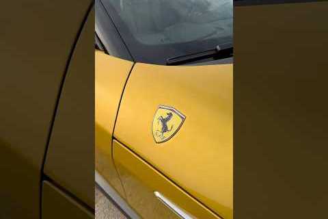 Unlocking the metal heart of the #Ferrari12Cilindri with @jessicarmaniac. #Luxembourg #Ferrari