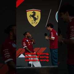 Is Charles going to sing? 🎤 🎶#F1Shorts #ScuderiaFerrari