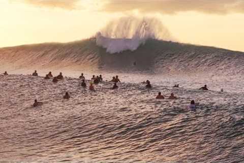 GETTING CAUGHT INSIDE AT 20ft PIPELINE!