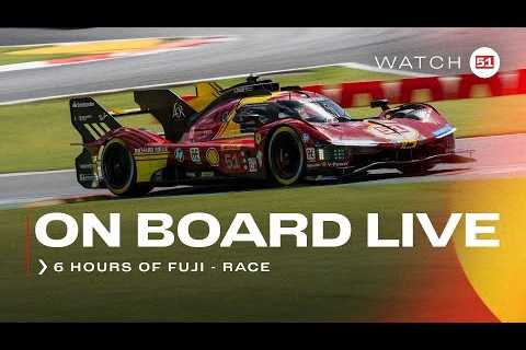 Ferrari Hypercar | Onboard the #51 LIVE race action at 6H of Fuji 2024 | FIA WEC