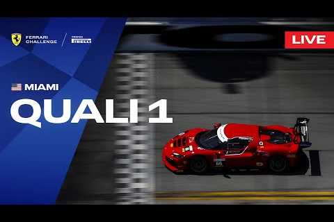 LIVE Ferrari Challenge North America - Miami, Qualifying 1